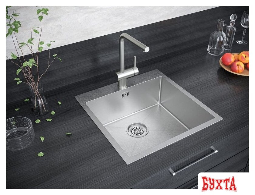 Кухонная мойка Paulmark Kroner-Pro 51 PM705151-BS 4