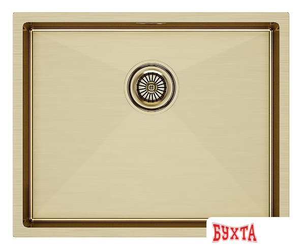 Кухонная мойка Paulmark Next 54 Uni PM215444-BG (золото/брашированное золото)