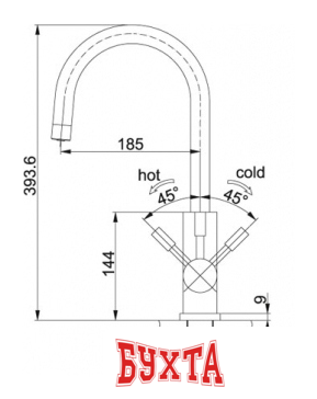 Смеситель Franke Eos Clear Water [120.0179.979] 3