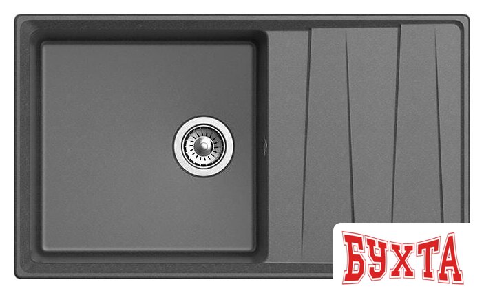 Кухонная мойка GranFest GF-LV-860L (графит) 2