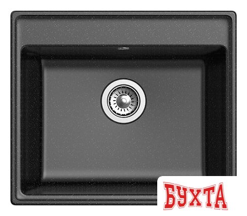 Кухонная мойка GranFest GF-V-580 (черный) 2