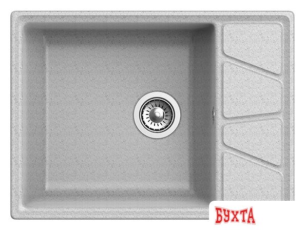 Кухонная мойка GranFest GF-V-680L (серый) 2