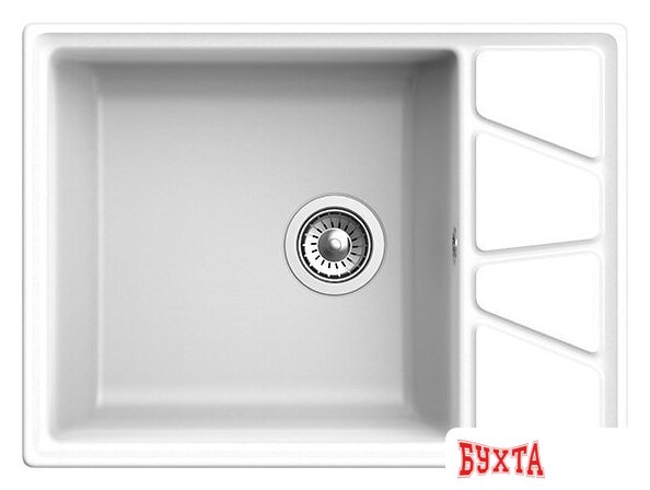 Кухонная мойка GranFest GF-V-680L (иней) 2