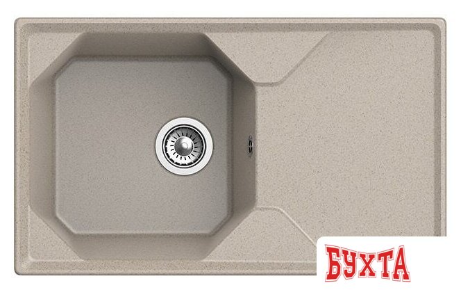 Кухонная мойка GranFest GF-U-840L (песочный) 2