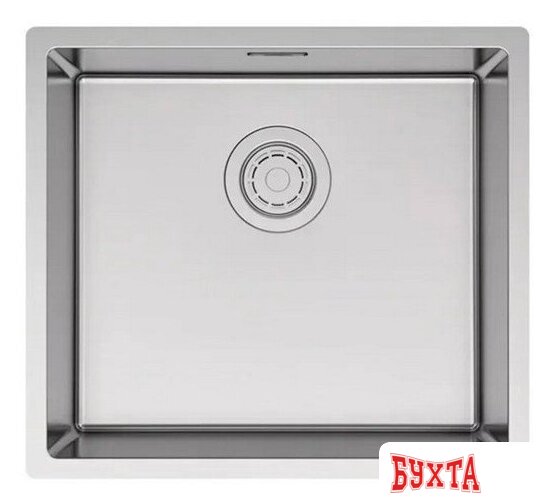 Кухонная мойка Paulmark Lassan 49 UNI LA49-BS (стальной/брашированная сталь)