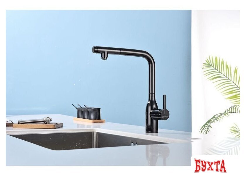 Смеситель Paulmark Viper VI213105-GB (черный/черный глянцевый) 2