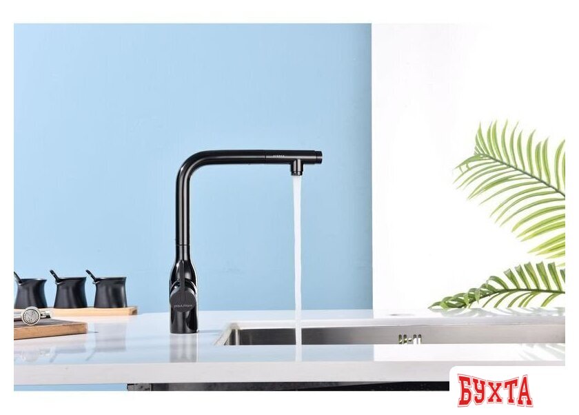 Смеситель Paulmark Viper VI213105-GB (черный/черный глянцевый) 3