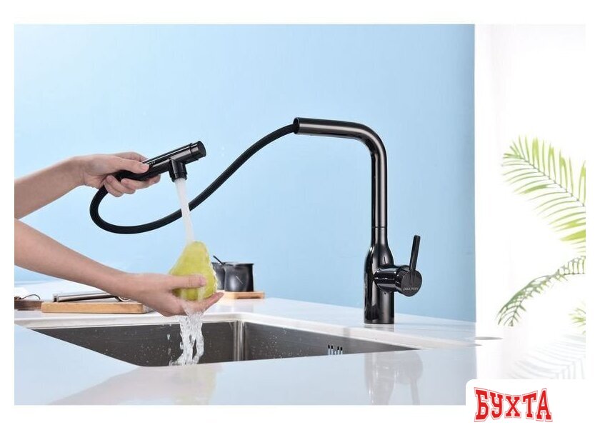 Смеситель Paulmark Viper VI213105-GB (черный/черный глянцевый) 4