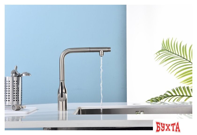 Смеситель Paulmark Viper Vi213105-NI (никель) 5