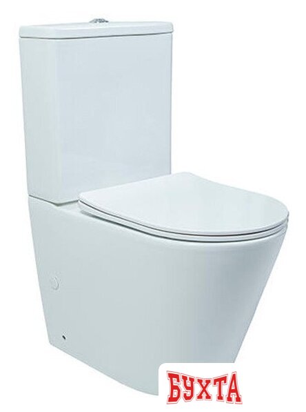 Унитаз напольный Deante Up Uno VSS01101B с крышкой Slim Soft-Close