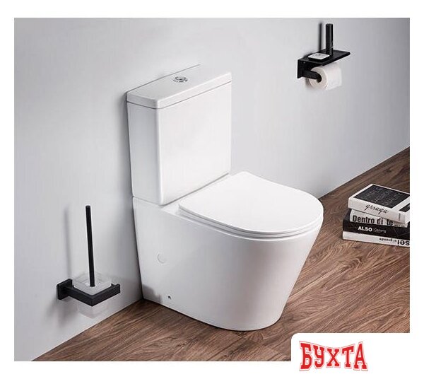 Унитаз напольный Deante Up Uno VSS01101B с крышкой Slim Soft-Close 3