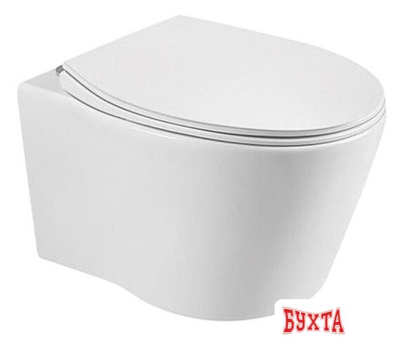 Унитаз напольный Deante Up Uno VSS01101B с крышкой Slim Soft-Close 5