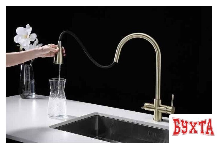 Смеситель Paulmark Lange La214212-BR (бронза) 2