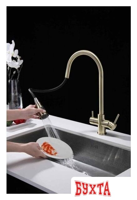 Смеситель Paulmark Lange La214212-BR (бронза) 3