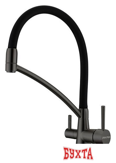 Смеситель Paulmark Siegen Si213111-GM (вороненая сталь)