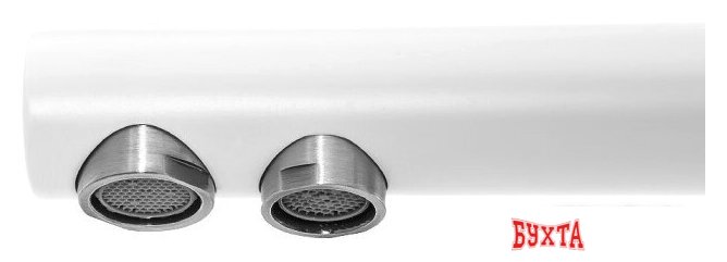 Смеситель Paulmark Essen 213011-431TW (белый матовый) 4