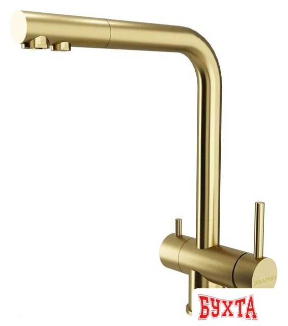 Смеситель Paulmark Skalen Sk213020-LG (светлое золото)