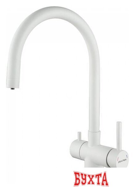 Смеситель Paulmark Heller He213218-431 (матовый белый)