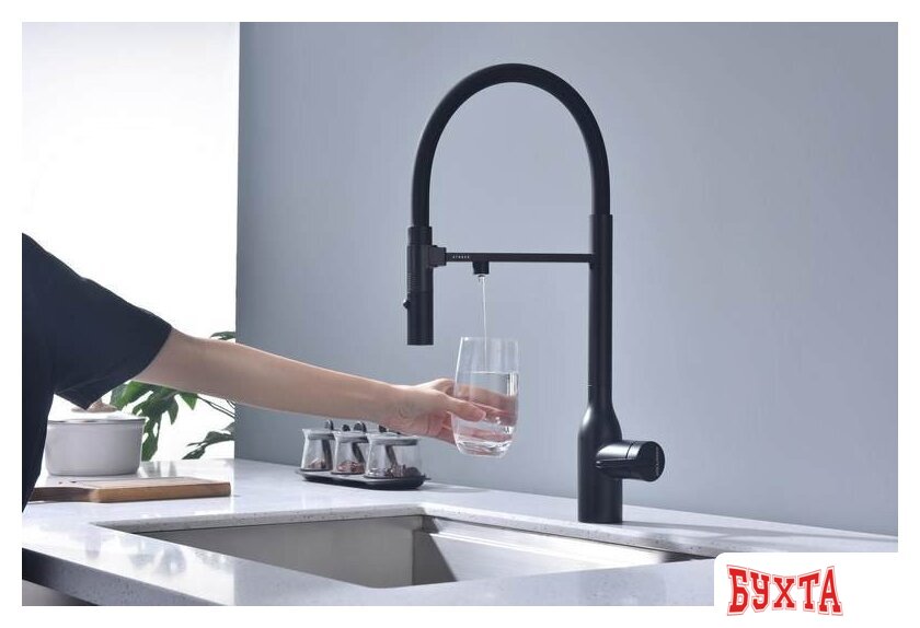 Смеситель Paulmark Magneto One Ma213188-AN (черный/антрацит) 3