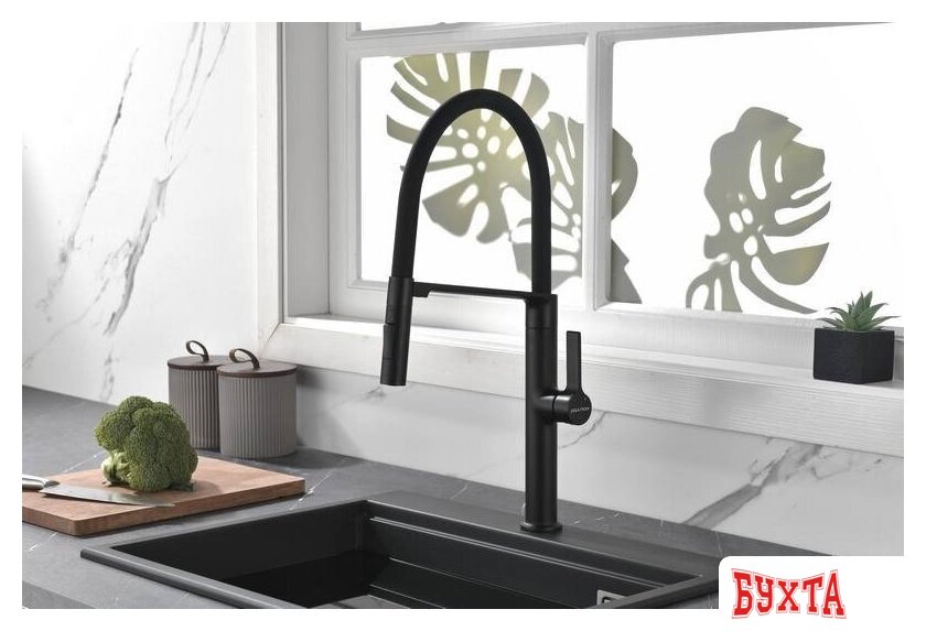 Смеситель Paulmark Barrel BA214029-AN (черный) 2