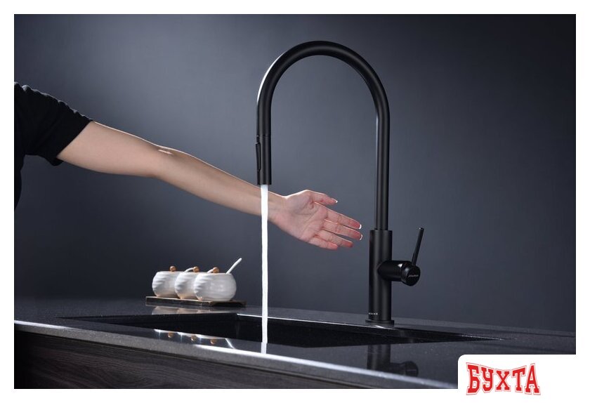 Смеситель Paulmark Senso Se215180-AN (черный/антрацит) 3