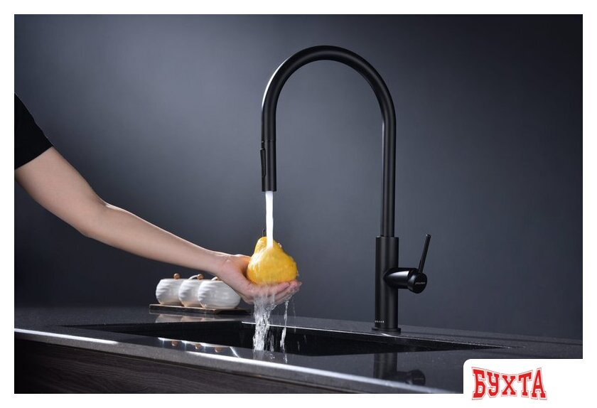 Смеситель Paulmark Senso Se215180-AN (черный/антрацит) 4