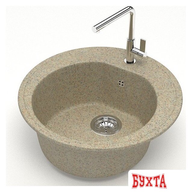 Кухонная мойка MARRBAXX Карельский камень модель 3/Q5 F003Q005 (песочный) 2