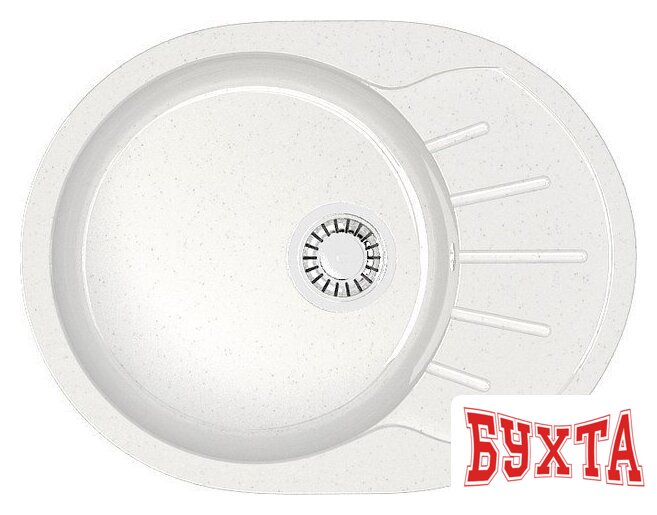 Кухонная мойка MARRBAXX Карельский камень модель 10/G31 F010G031 (белый)