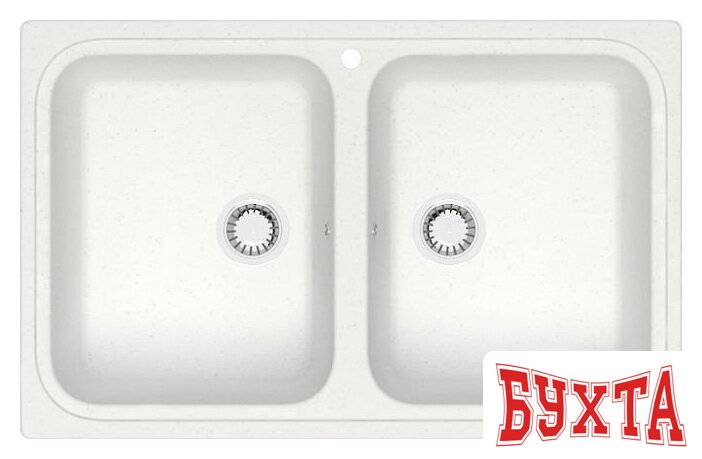 Кухонная мойка MARRBAXX Карельский камень модель 20/G31 (белый)