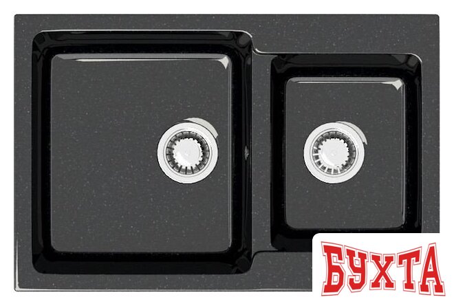 Кухонная мойка MARRBAXX Карельский камень модель 191/Q4 (черный)