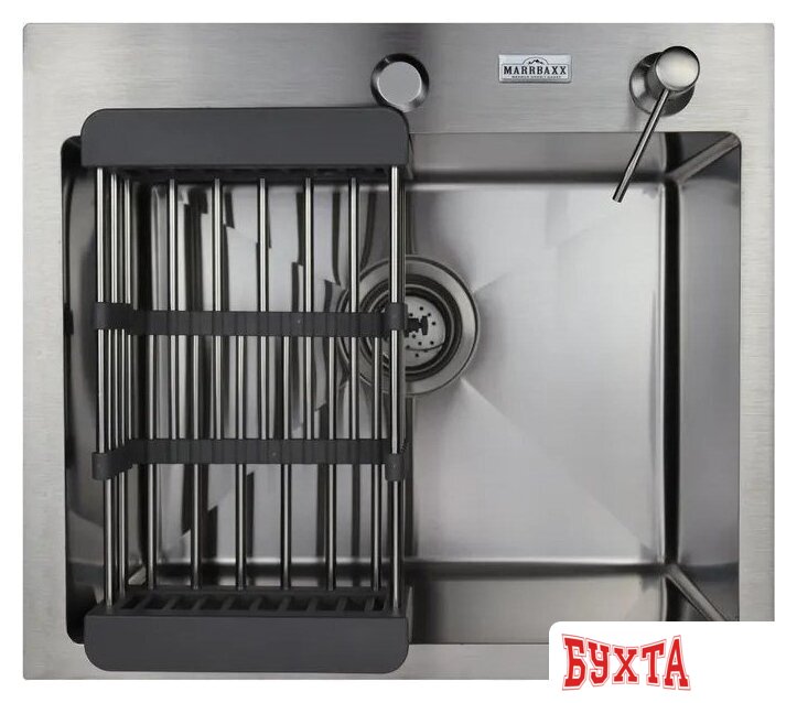 Кухонная мойка MARRBAXX C5040-R (стальной/нержавеющая сталь) 2
