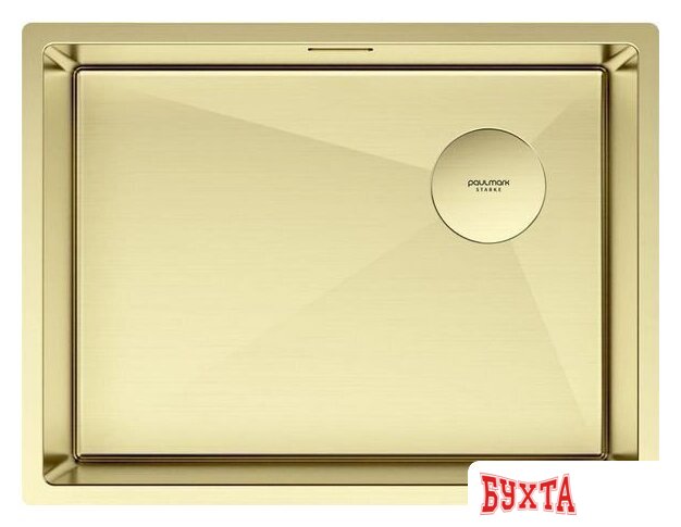 Кухонная мойка Paulmark Next-Skew 58 UNI PM885844-LG (золото/светлое золото) 1