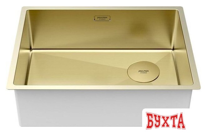 Кухонная мойка Paulmark Next-Skew 58 UNI PM885844-LG (золото/светлое золото) 2