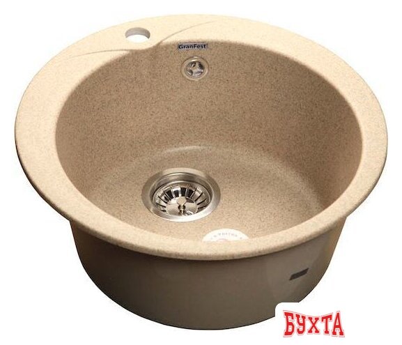 Кухонная мойка GranFest Rondo GF-R480 (песочный)