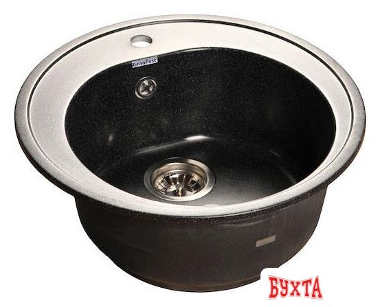 Кухонная мойка GranFest GF-R510 (черный)