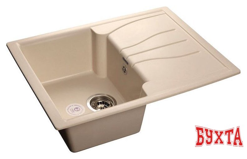 Кухонная мойка GranFest Standart GF-S680L (белый)