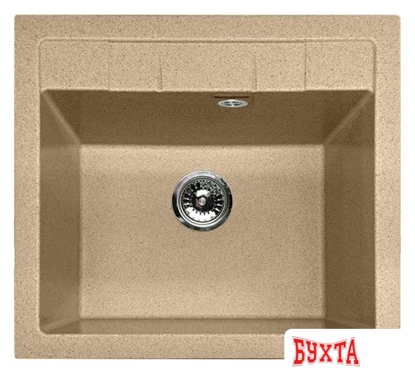 Кухонная мойка GranFest GF-Q-561 (песочный) 2