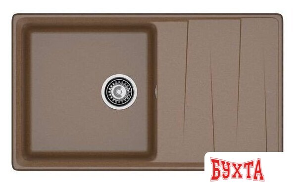 Кухонная мойка GranFest GF-LV-860L (терракот) 2