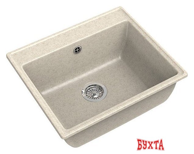 Кухонная мойка GranFest GF-V-580 (бежевый)