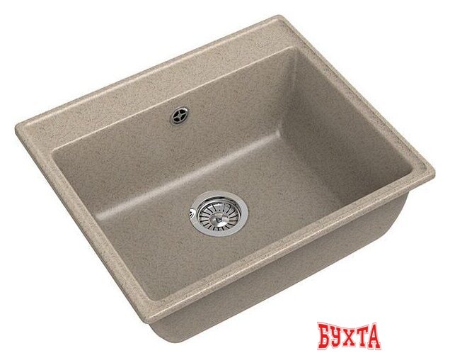Кухонная мойка GranFest GF-V-580 (песочный)
