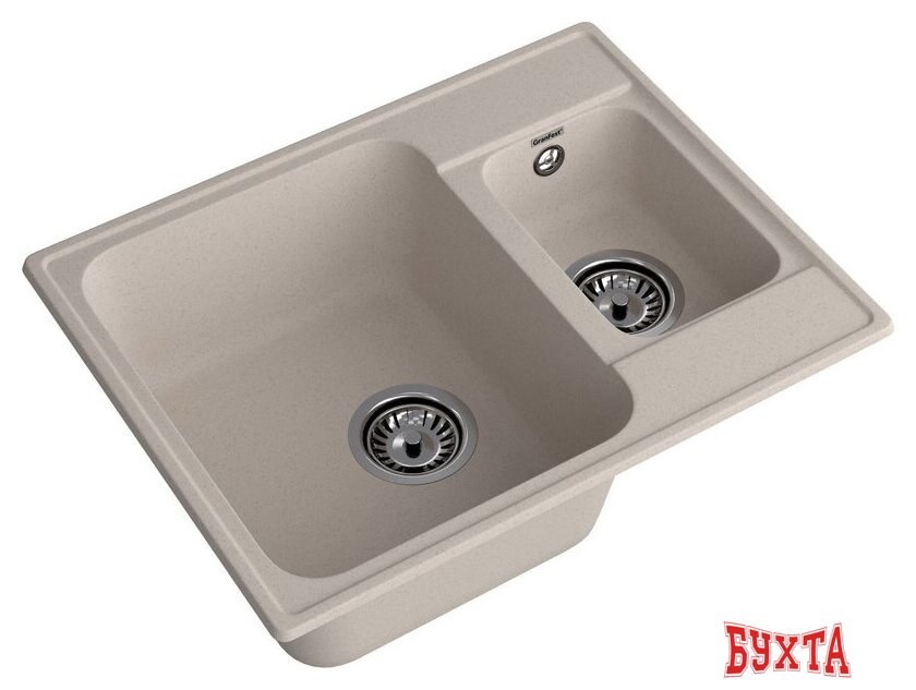 Кухонная мойка GranFest QUARZ 09 (песочный) 3