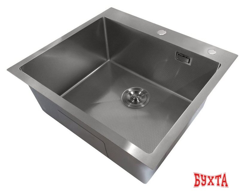 Кухонная мойка Stellar Decor S5050GE-D (серый) 3