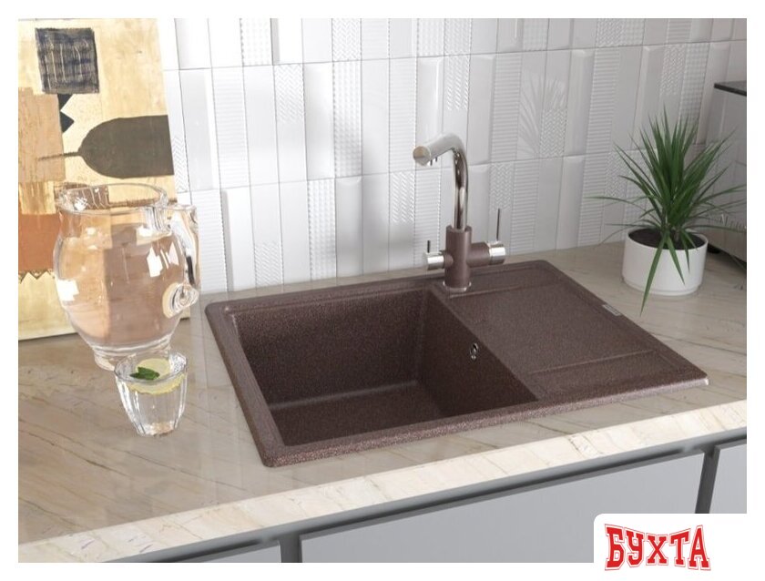 Кухонная мойка Paulmark Weimar PM216550-BE 3