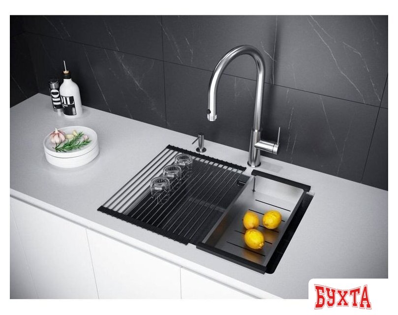 Кухонная мойка Paulmark Lumi 55UNI LU55-DG 4