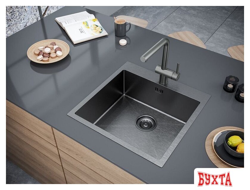 Кухонная мойка Paulmark Kroner-Pro 51 PM705151-GM 3