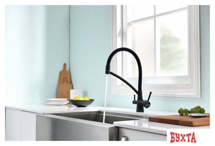 Смеситель Paulmark Siegen SI213111-BRW (бронза/белый) 3