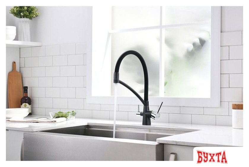 Смеситель Paulmark Siegen Si213111-BLM (черный) 2