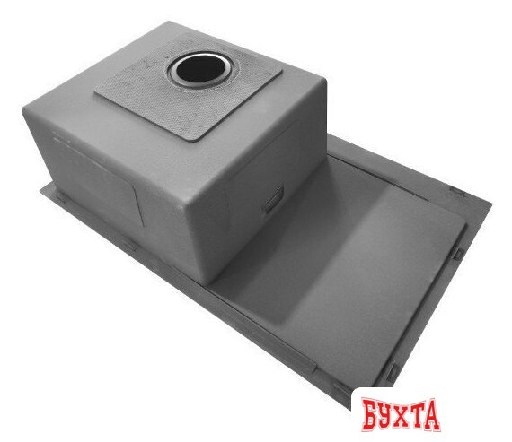 Кухонная мойка Stellar Decor S6550NB-R-D (нано черный) 5