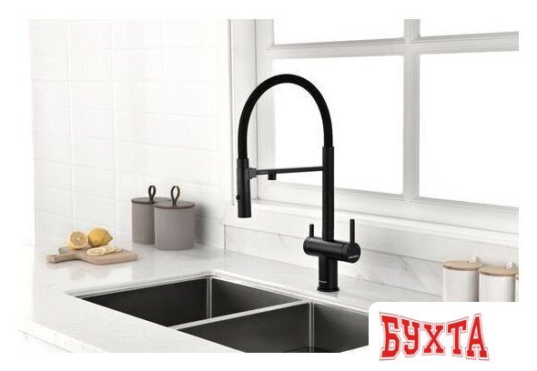 Смеситель Paulmark Gravity Gr213888-AN (антрацит) 2