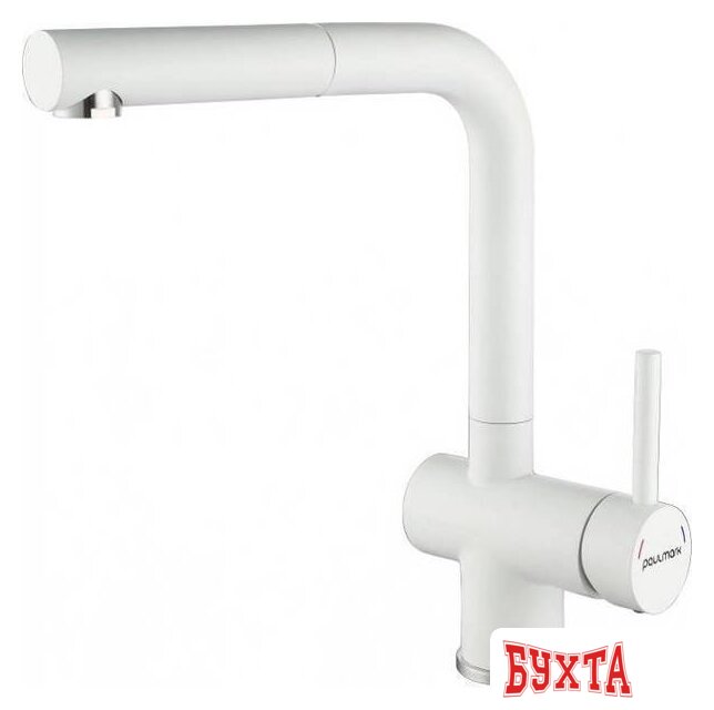 Смеситель Paulmark Dosse Do214418-431 (белый матовый)